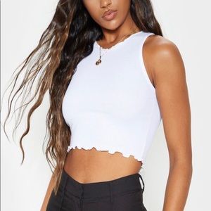 White Crop Top